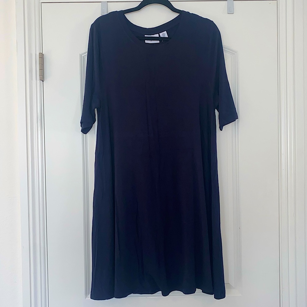 Heyton Navy T-shirt Dress